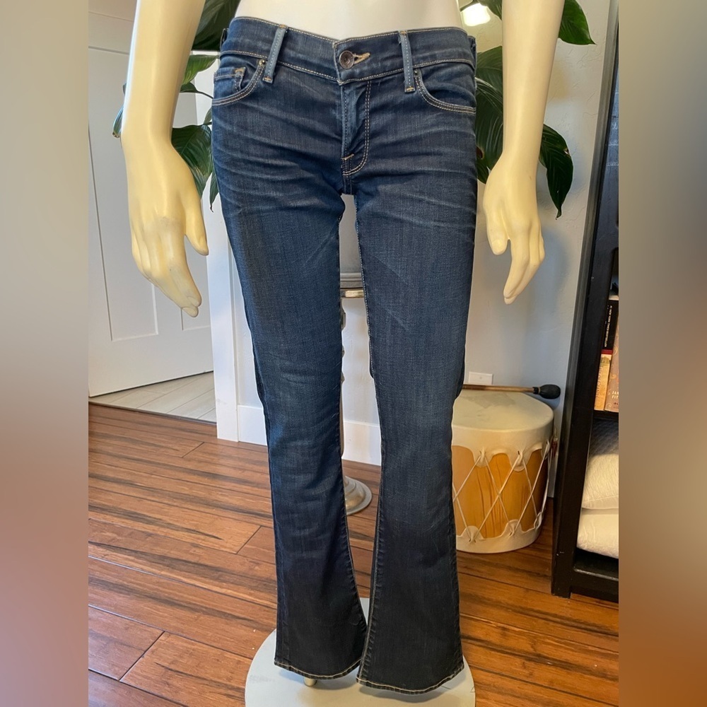 Lucky Brand Cate boot Dark Blue Jeans size 26